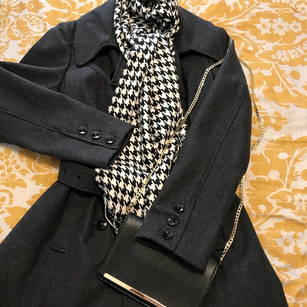 SALE! NWT gray belted coat